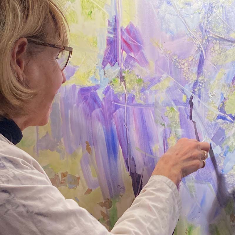 Colette Daumas parler de sa peinture