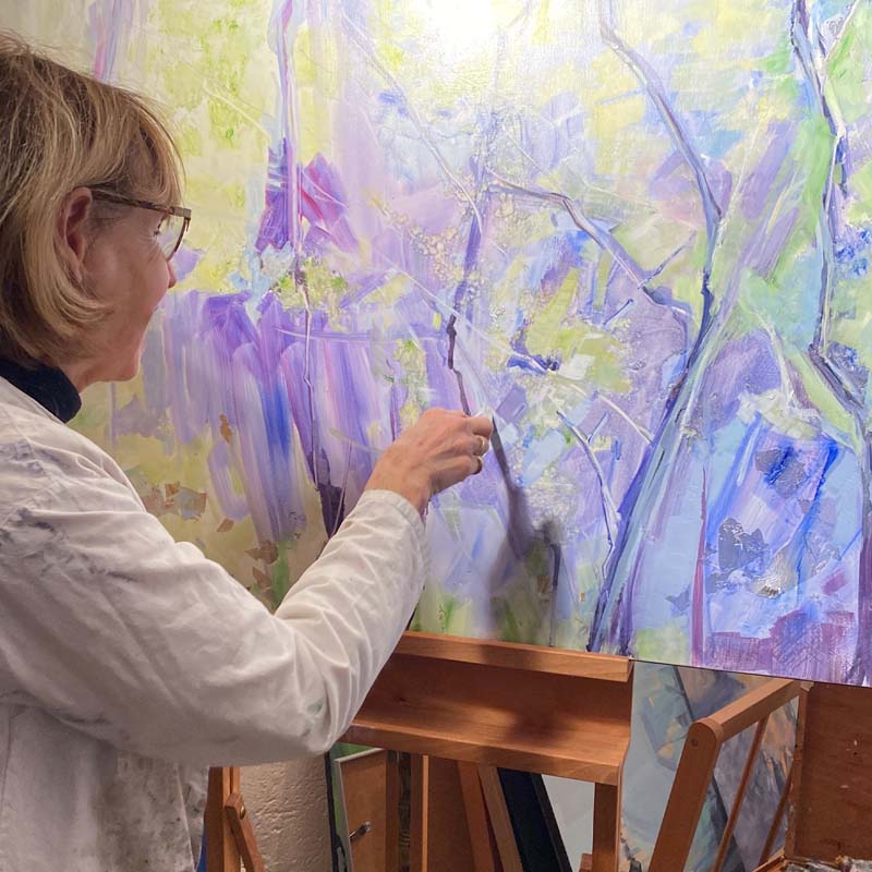 Colette Daumas parler de sa peinture